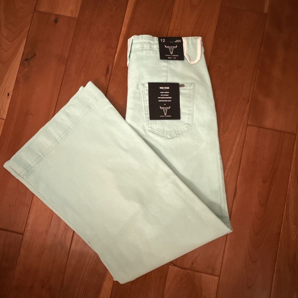 lucky and blessed jeans Turquoise Size 12 JE530-JDE